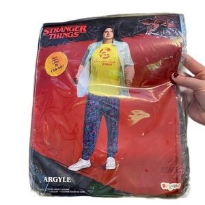 Stranger Things Argyle Costume NEW Medium Men’s Adult Halloween